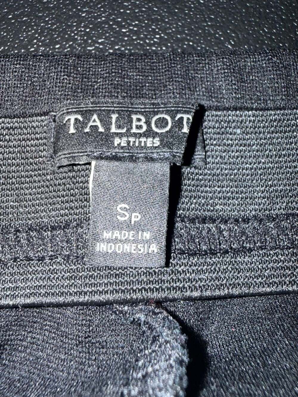 Talbots Petites Black Pull-On Ponte Knit‎ Leggings Size P Small - Picture 2 of 6